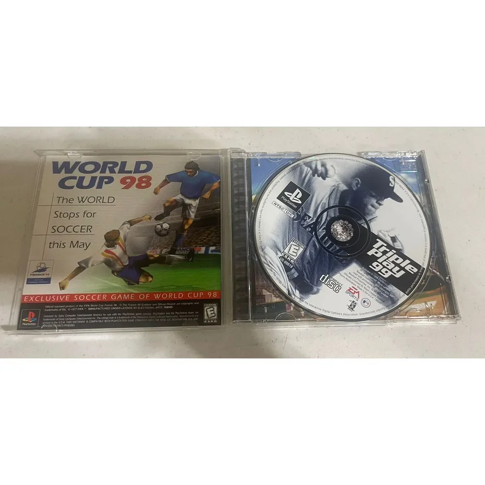 Triple Play 99 (Sony PlayStation 1) PS1 Complete w/‎ Manual